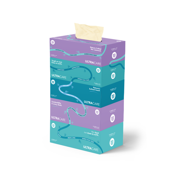 Ultracare Bamboo Facial Tissue Paper - 170 Sheets