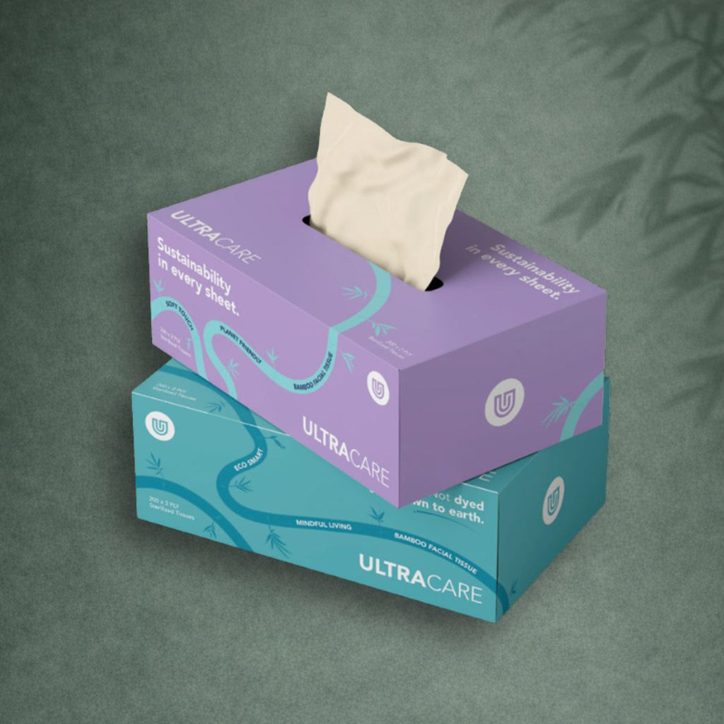 Ultracare Bamboo Facial Tissue Paper - 170 Sheets