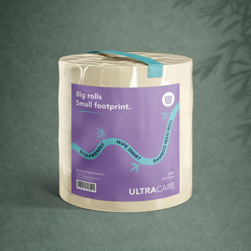 eco friendly bamboo jumbo towel kitchen roll ultracare dubai
