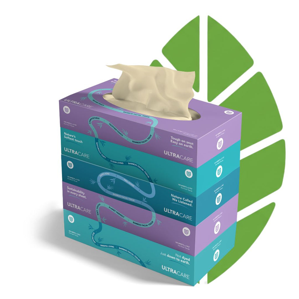 ultracare bamboo facial tissues 100 sheets dubai

